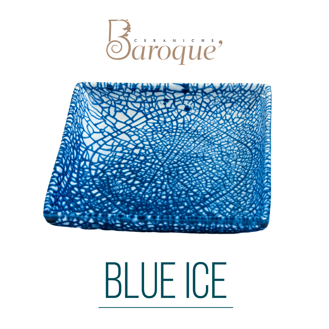 Blue Ice Square Plate